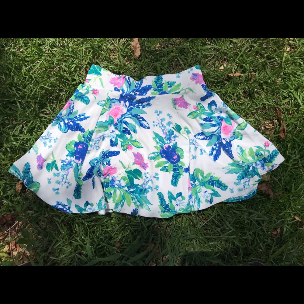 Floral Skater Skirt